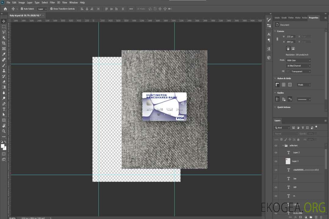 USA Huntington Bancshares Bank carte visa photolook , avant template USA Huntington Bancshares Bank carte visa photolook , avant template